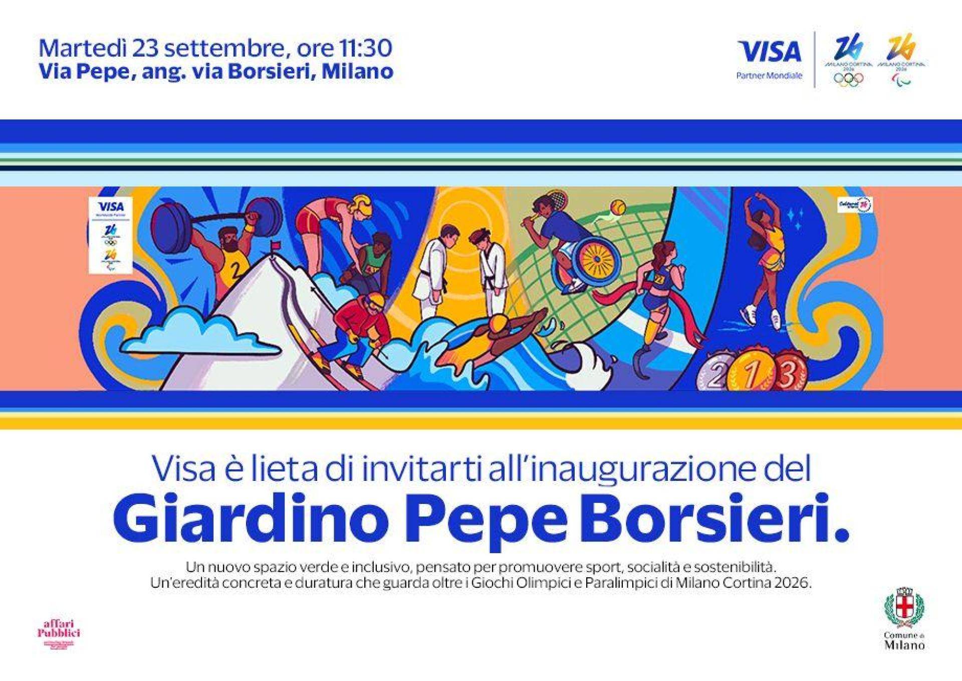 Inaugurazione Giardino Pepe Borsieri
