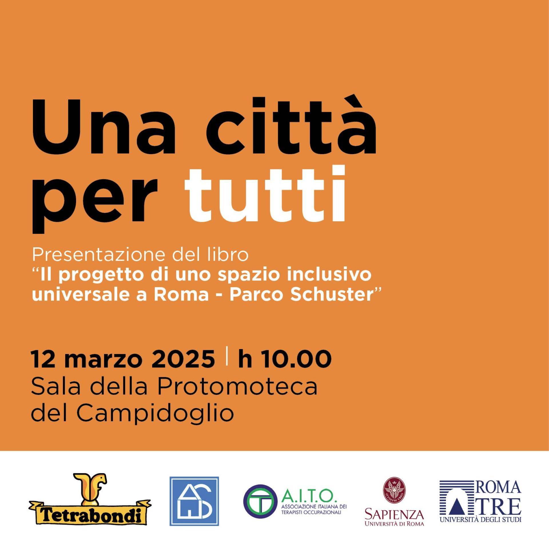 Una città per tutti ! Presentazione del volume sul Parco Inclusivo Universale